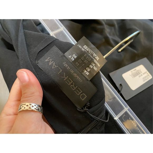 Derek Lam NWT Sarong Skirt in Black Italian 100% Silk, Size 8, MSRP $890 - Picture 7 of 10